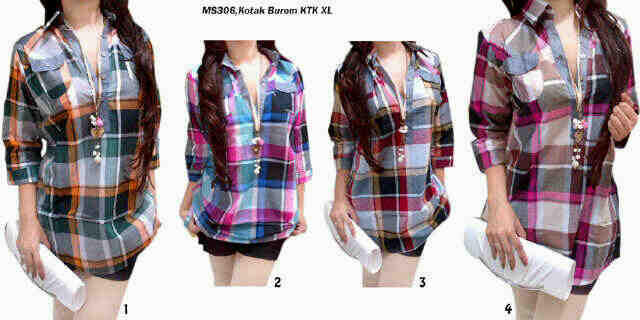 Baju Kemeja Cewe