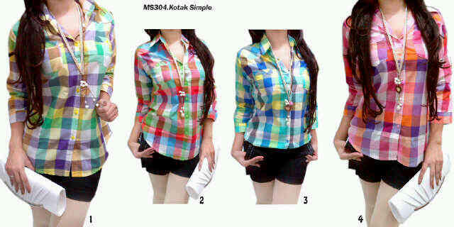 Baju Kemeja Cewe