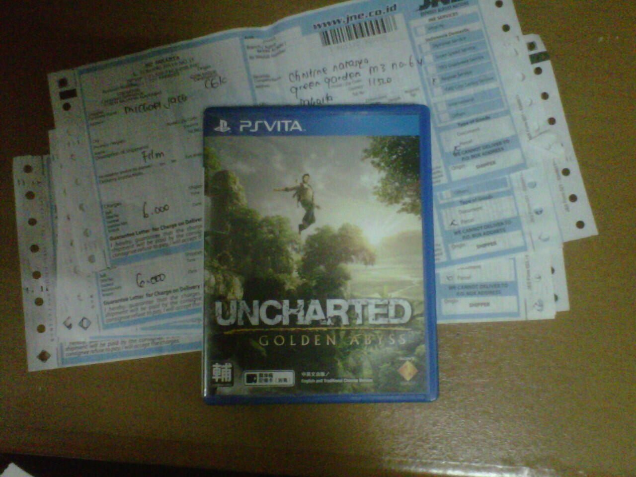 GAME PS VITA--UNCHARTED GOLDEN ABYSS MURAH ABIS
