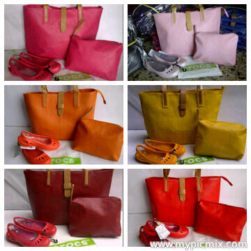 WTS > Paket tas ZARA/BOTEGA + Crocs MALINDI .. MurMer ...
