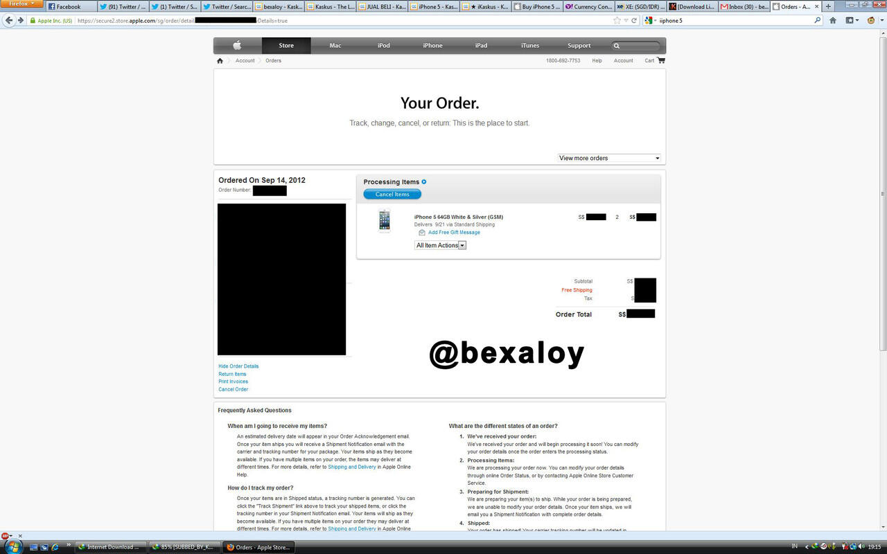 iPhone5 WHITE FU 64GB > 2 buah > READY 25 Sept 2012 > Bisa COD BANDUNG + REKBER