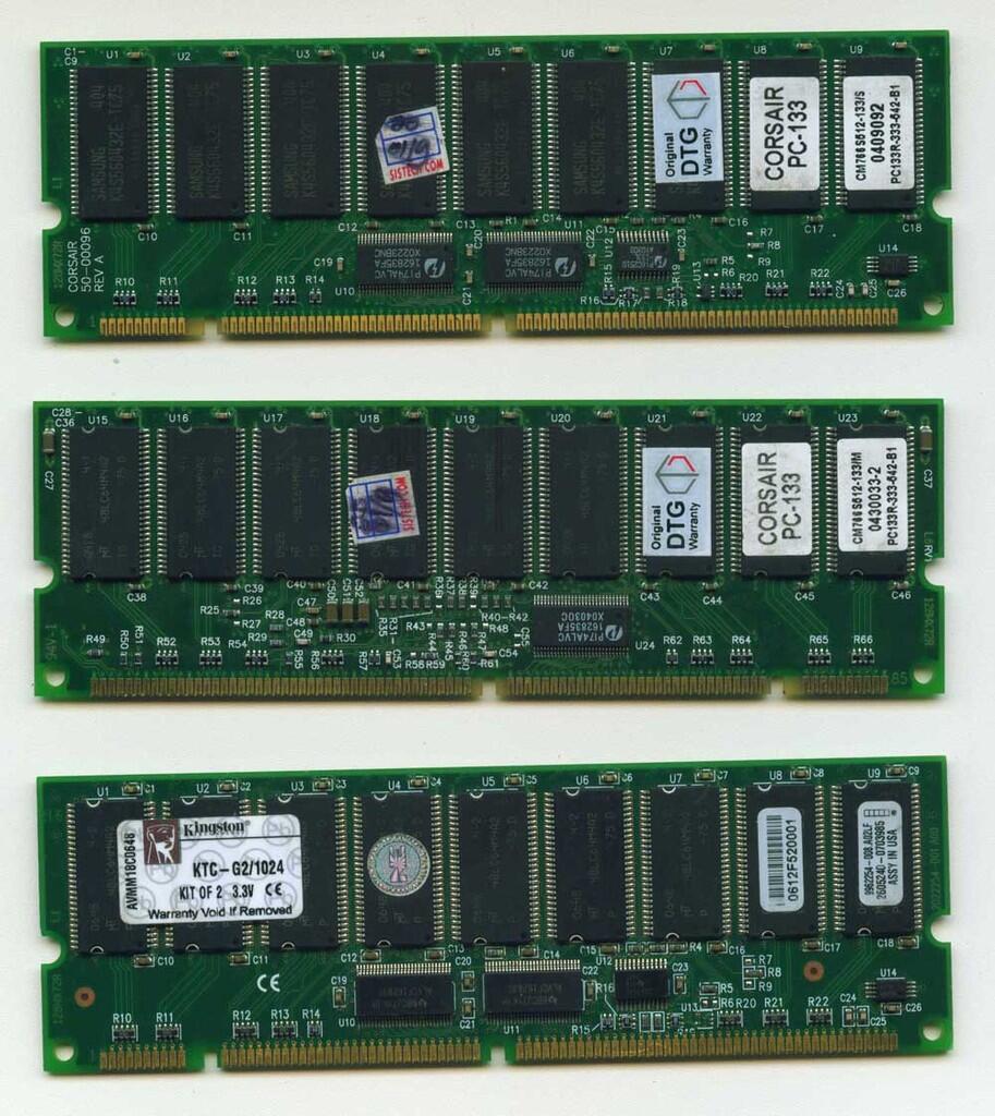JUAL MURAH SPART BEKAS SERVER SD RAM ECC, DDR1 ECC, XEON 2,4, PENTIUM 3 1,2