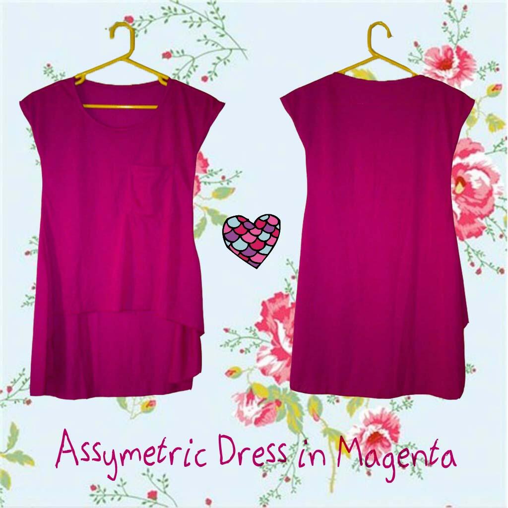 2 NEW ITEMS : assymetric/asimetris top & mini dress