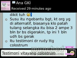 Vitayang Susu Colostrum - baik untuk imun, tulang, syaraf, kesuburan, dll