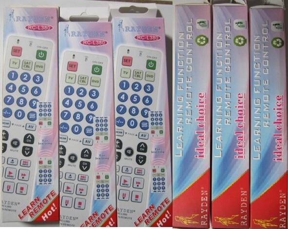 REMOTE CONTROL 3 IN 1 ( LEARNING REMOTE/TV/DVD/AVR/HD PLAYER )