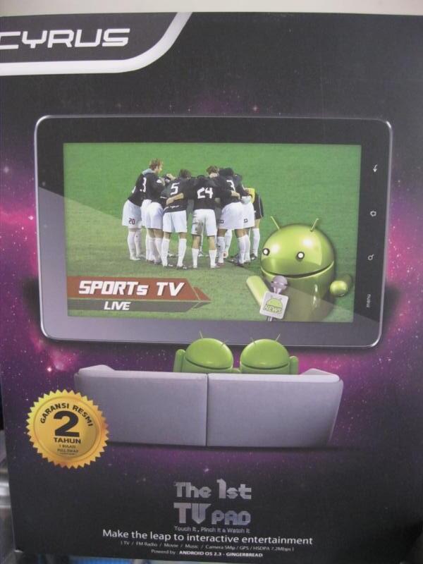 CYRUS TvPad K3410