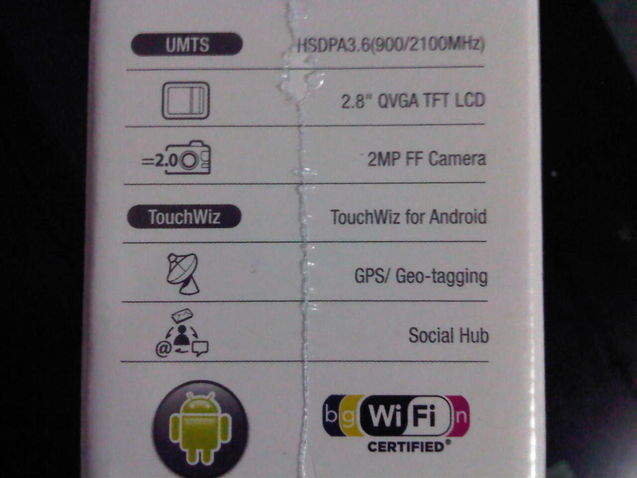 Samsung Galaxy Pocket S5300 BNIB