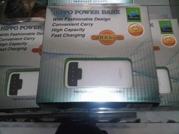 Hippo Power Bank 5600 / 5800 mAh Original 100% Dijamin Termuraaah se-Kaskus !!!