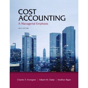 Jual Kunci Jawaban (Manual Solution) Cost Accounting 14e by Horngren