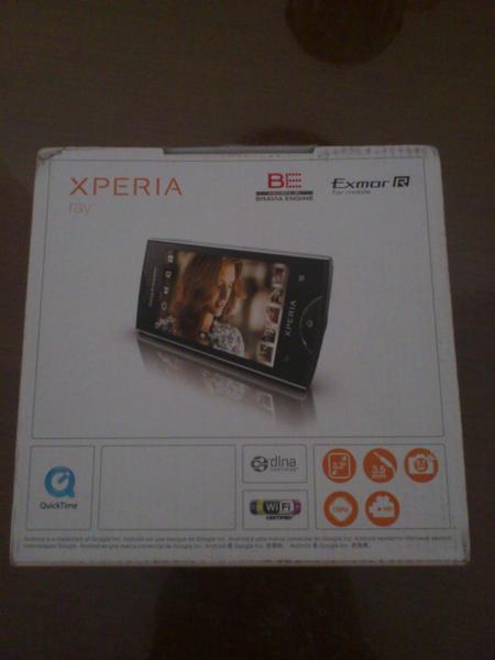WTS Sony Xperia Ray (3.2 Gingerbread) Baru pakai 2minggu!