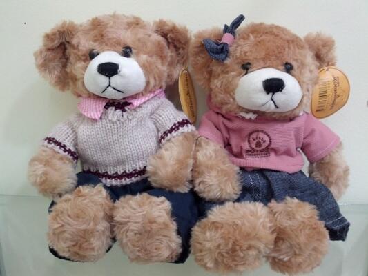 Jual Boneka  Couple Hello Kitty Teddy bear Rilakkuma  