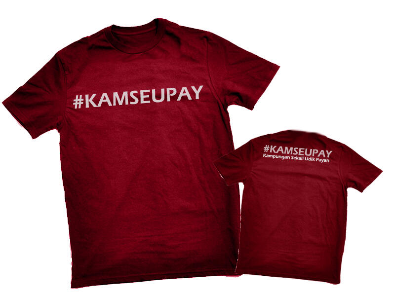 kaos hastag #KODE #KAMPSEUPAY #HORNY & #GALAU (idr. 50k just 5 unit)