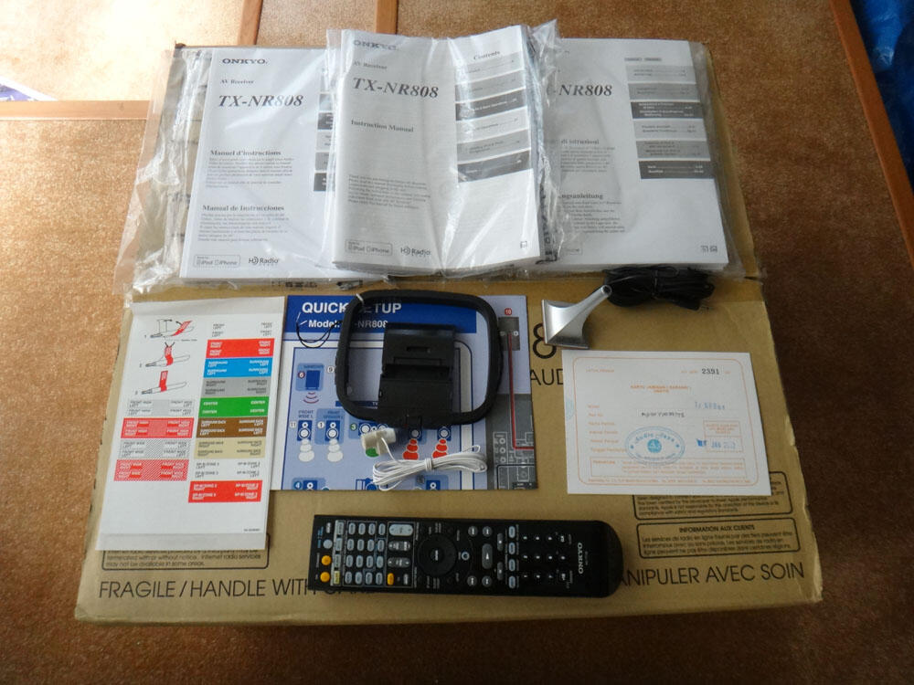 AV RECEIVER ONKYO TX-NR808