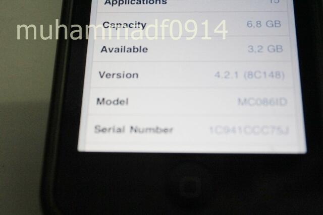 IPOD TOUCH 8GB Second/2nd Murah Nego