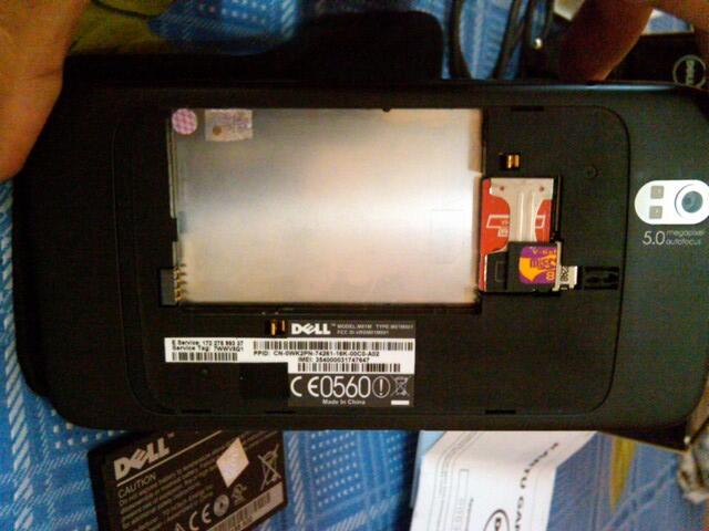 JUAL DELL STREAK 5" HITAM FULLSET EX GARANSI TAM COD ONLY