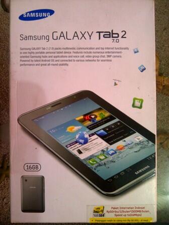 TERMURAH SAMSUNG GALAXY TAB 2 7.0 P3100 99%