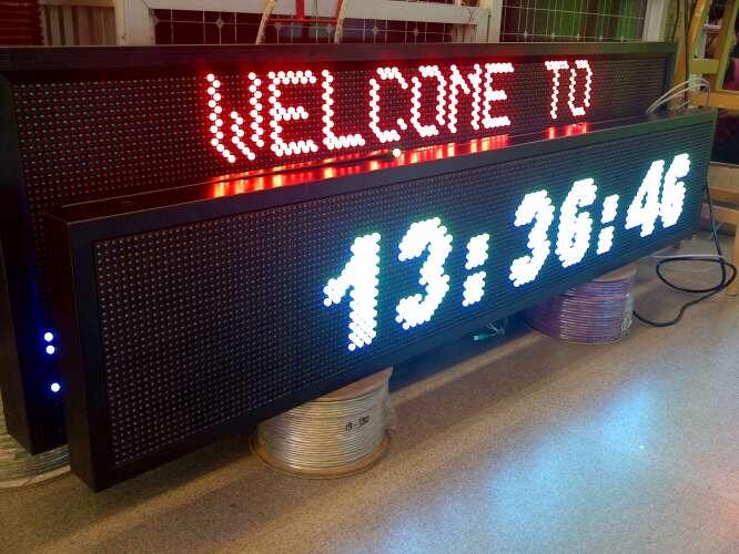 Promosi Running text & Videotron & Name tag ( LED )