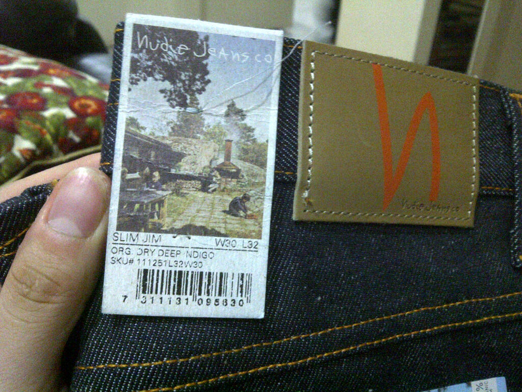 Nudie Slim Jim Org. Deep Indigo 30/32 Jual Murah