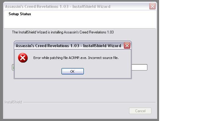 Error while patching file acrmp.exe pdf