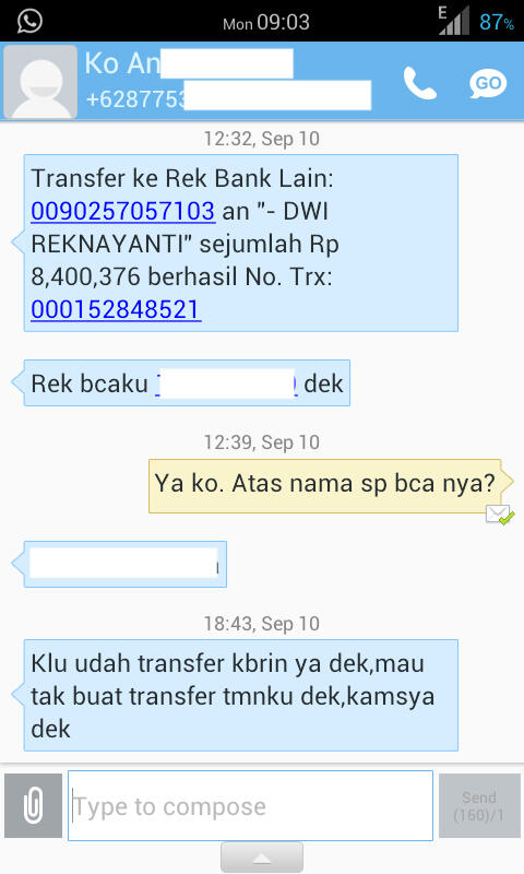 Penipuan Dwi aka anomsk8 aka Toko Senada, Pekalongan