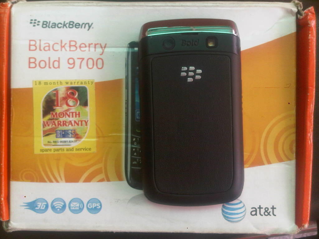 Blackberry Onyx 1 / 9700 hitam lengkap murah