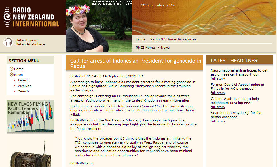 WALAH Aktivis Papua Gelar Sayembara Tangkap SBY, Hadiahnya 790 Juta