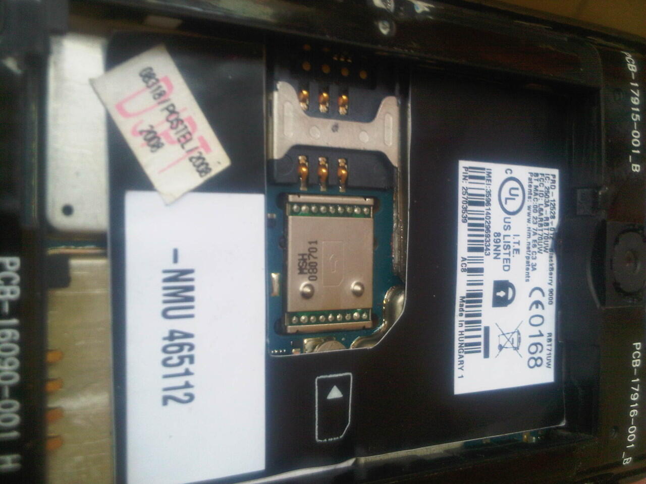 Blackberry bold 9000 error bonus Cross