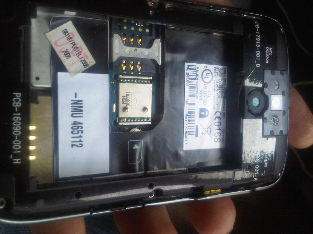 Blackberry bold 9000 error bonus Cross