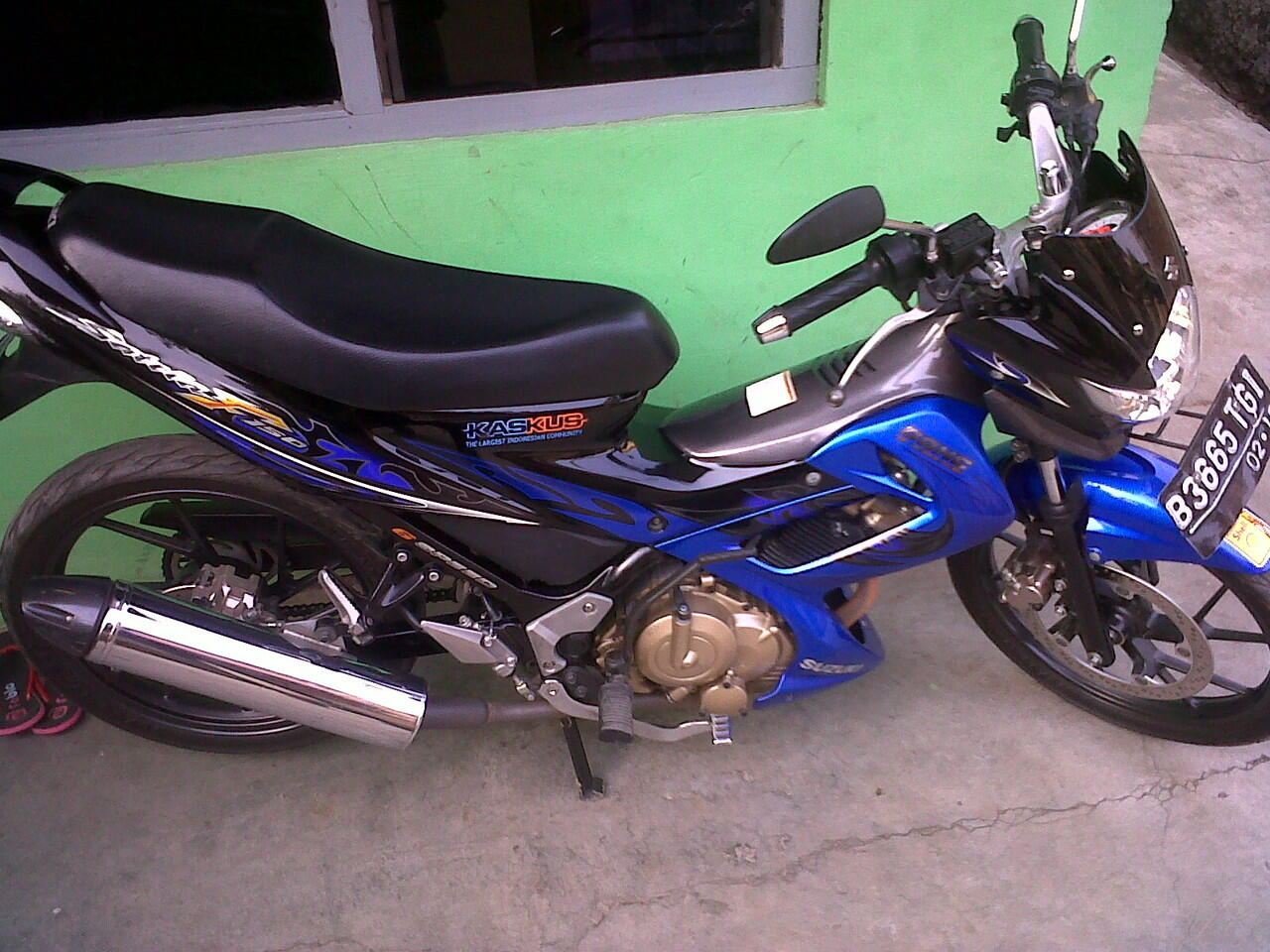 Dijual Motor Satria Fu 150cc Tahun 2011 Black Blue KASKUS ARCHIVE