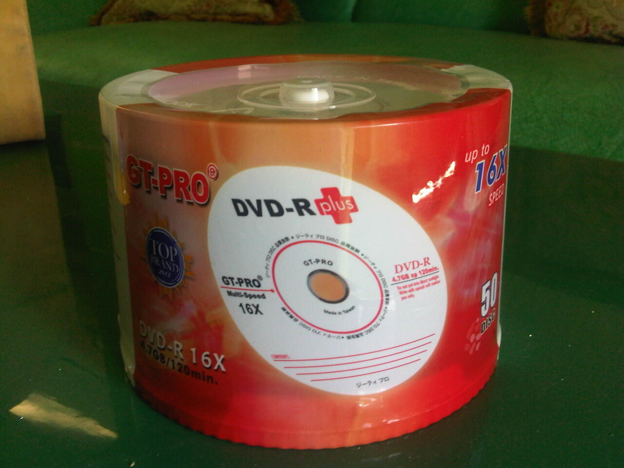 JUAL CD-R , DVD-R Blank/Kosong Merk GT-Pro