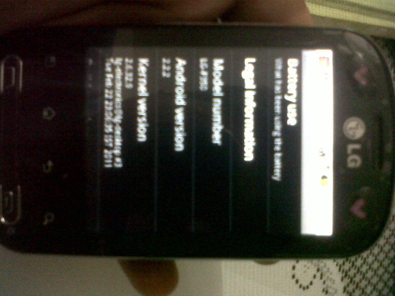 LG OPTIMUS ME 350