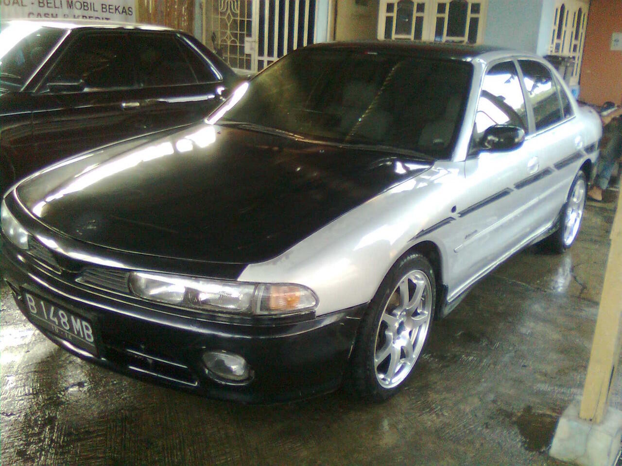 MITSUBISHI GALANT V6 A/T 1993 SILVER.... MBL CAKEP