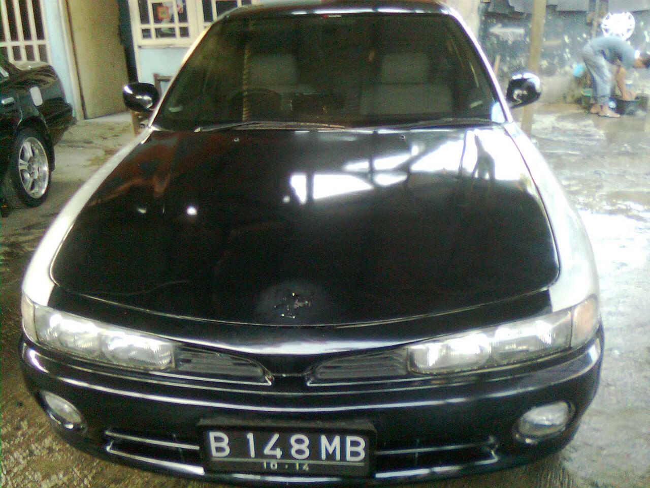 MITSUBISHI GALANT V6 A/T 1993 SILVER.... MBL CAKEP