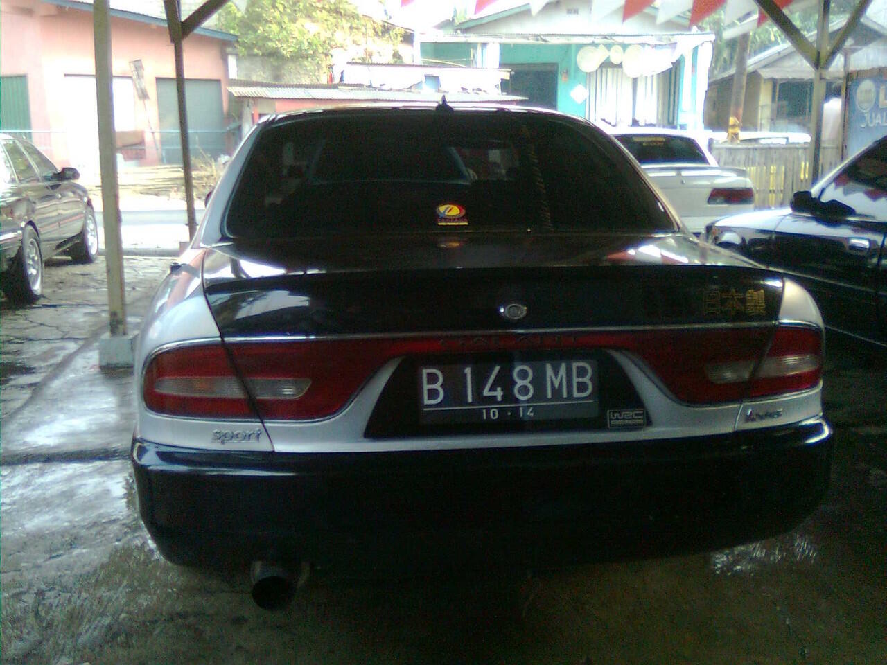 MITSUBISHI GALANT V6 A/T 1993 SILVER.... MBL CAKEP