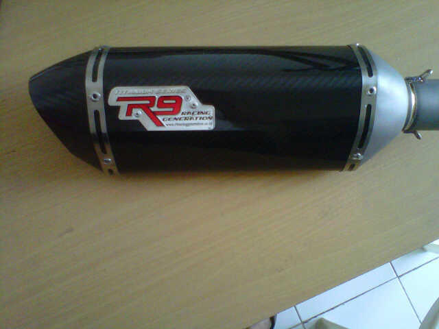 Terjual Knalpot R9 all type Brand New original Harga Murah 