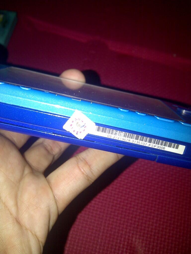Jual PSP 3006 blue kondisi 99,99%
