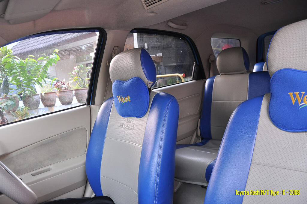 Toyota Rush G 2008 - Biru - Jok 3 Baris