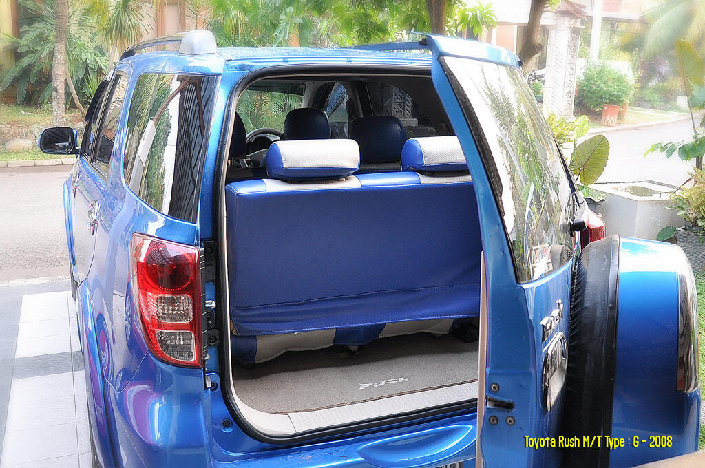 Toyota Rush G 2008 - Biru - Jok 3 Baris