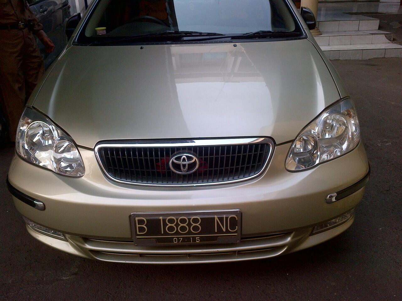 WTS Toyota Corolla Altis Type G 1.8 Th.2001 ISTIMEWA