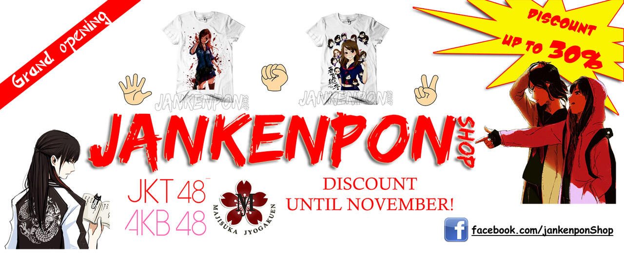 Jual Baju AKB48, JKT48, Majisuka Gakuen anime version dan anime.