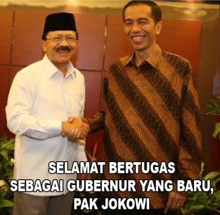 POSTING UCAPAN SELAMAT KEPADA GUBERNUR BARU DKI JAKARTA