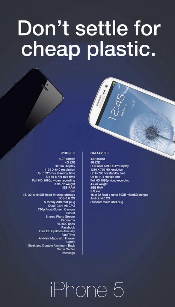 Samsung menyerang iPhone 5 di iklan baru