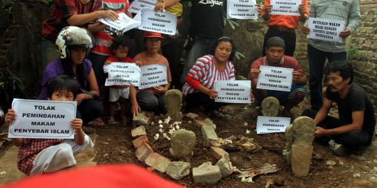 Makam pendiri kota Purwokerto dibongkar untuk hotel