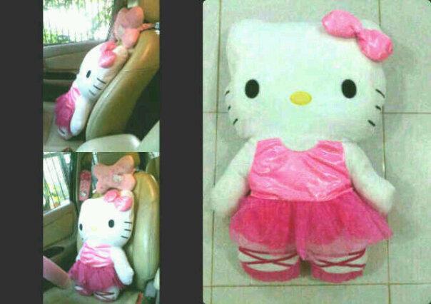 BONEKA HELLO KITTY UKURAN 45 x 35 cm LUCU- LUCU