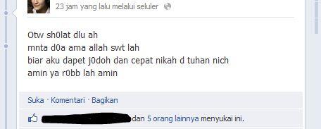 Status FB Alay Abis Gan, (wajib masuk utk :ngakak atau utk pusing) :D