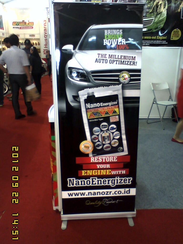 Nano Energizer Indonesia Hrg 50.000 & 100.000 di Exhibition IIMS 20 - 30 Sept 2012