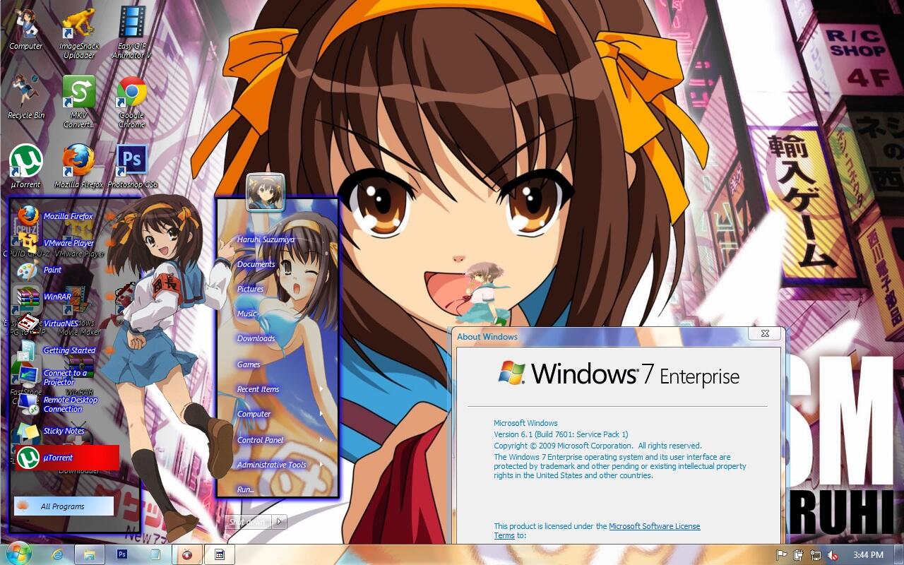 &#91;SHARE&#93; K-On! + Haruhi Suzumiya Theme For Windows XP, 7, 8