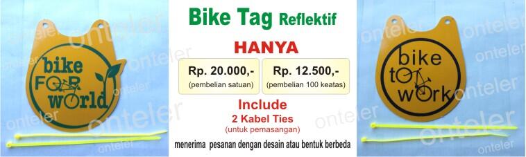 Jual Bike Tag B2w Reflektif Ready Stock