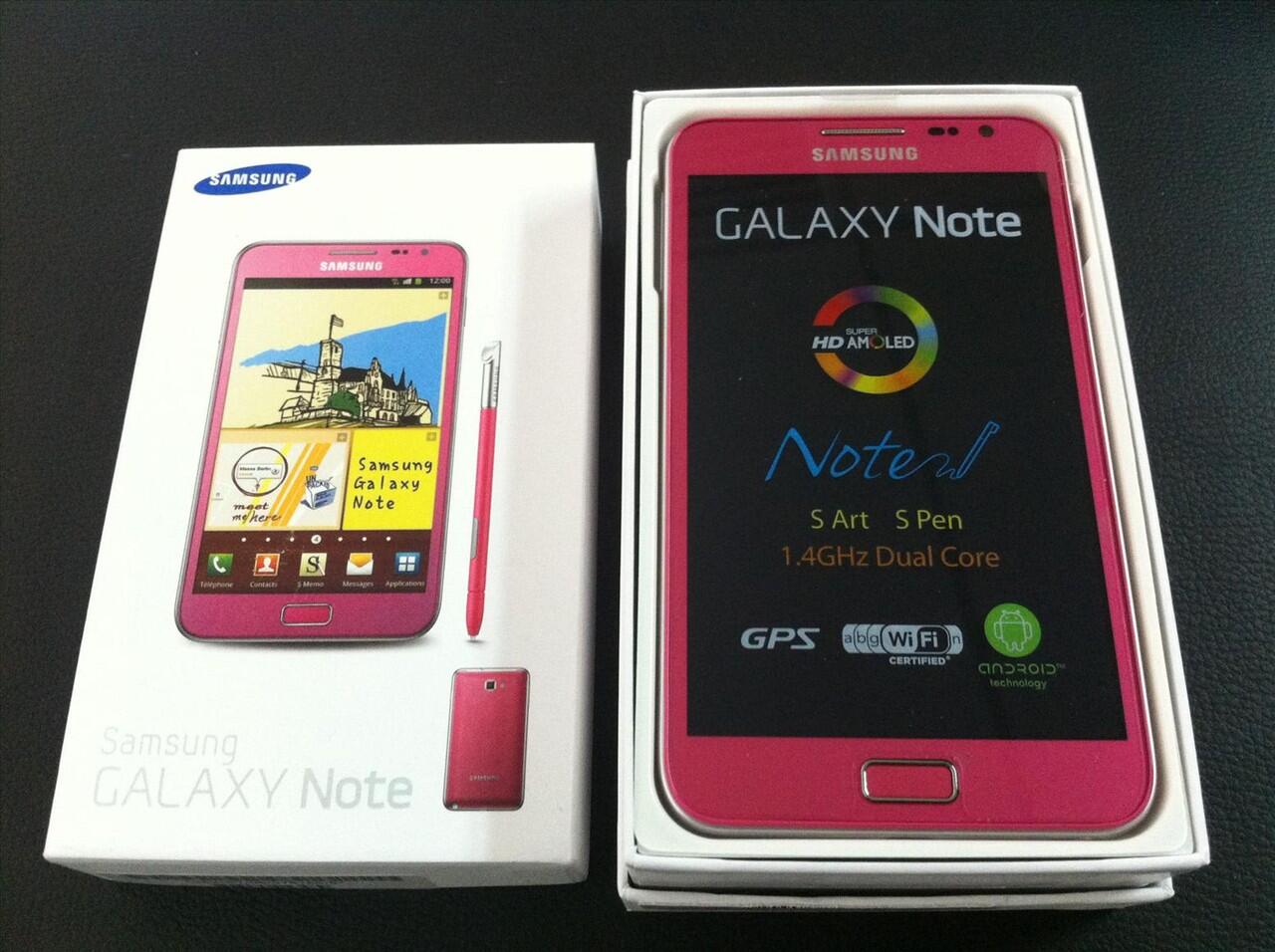 Samsung Galaxy Note pink harga 3,5jt hub/sms: 082 326 554 497