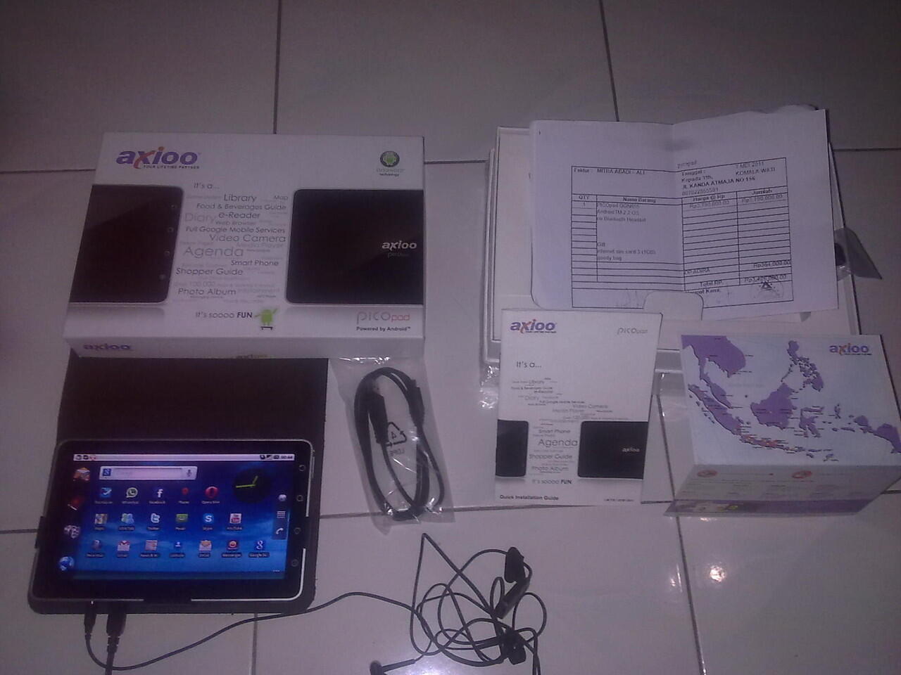 tablet axioo picopad 7" 3g+wifi telp sms malang surabaya